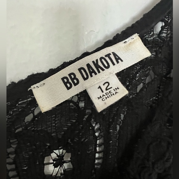 BB Dakota by Steve Madden Renley Lace Fit & Flare Minidress Nordstrom Excl Sz 12 - Picture 12 of 15